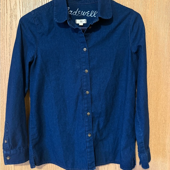Madewell Dark Blue Top - Picture 1 of 3